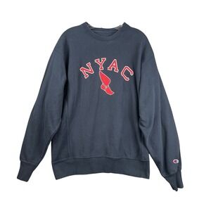 Champion NYAC Reverse Weave Sweatshirt Crewneck Pullover Mens Medium Vintage